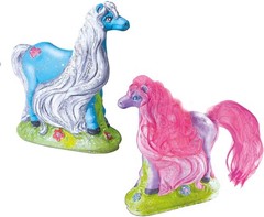 SES Creative 01272 Children’s Glitter Hair Hor Casting and Painting Set, Multico