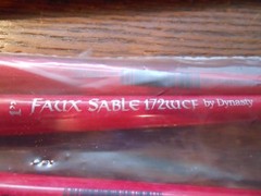 Dynasty Faux Sable 1″ Watercolor Flat Brush 172wcf (3) Pack