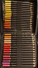 Castle Art Supplies 120 Colored Pencils with Zipper. Premium soft touch.