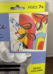 25 Piece Acrylic Paint Art Set Kit 16 tubes + Brushes, Palette, & Acrylic Paper