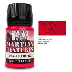 Textured Paint – Martian – Fluor Red 30ml – Modelling Miniatures fluorescent