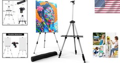 Portable Tabletop Easel Stand for Painters – 17-66″