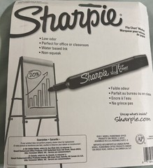 SHARPIE Flip Chart Markers, Bullet Tip, Assorted Colors, 8 Pack, Low-Odor,…