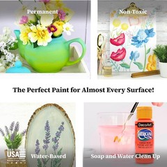 Americana Acrylic Paint Set – 2024 Colors, 9 Bottles 2 fl oz