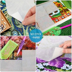 300 Pieces Diamond Painting Release Paper 16 ×12 and 15 ×10 Double-Sid