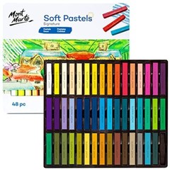Soft Pastels in Tin Box Signature 48pc, 48 Count (Pack of 1) Assorted Colors