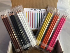 Madisi Colored Pencils Bulk – Pre-Sharpened 12 Assorted Colors 36 quantity 3 ea.
