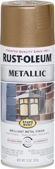 Rust-Oleum 7274-830 Antique Brass Oil Based Indoor Metallic Spray Paint 11 oz.