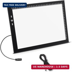HSK A4 LED Artist tracing Light Box Copy Table, Adjustable High Brightness Light