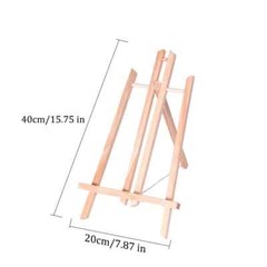 Wooden Easel Painting 20cm 24cm 30cm 40cm 50cm Height Folding Desktop Display