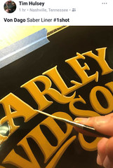 Lettering Outlining / Multi Use Detail Brush ~ the “PRO SERIES” Saber Liner 2/0