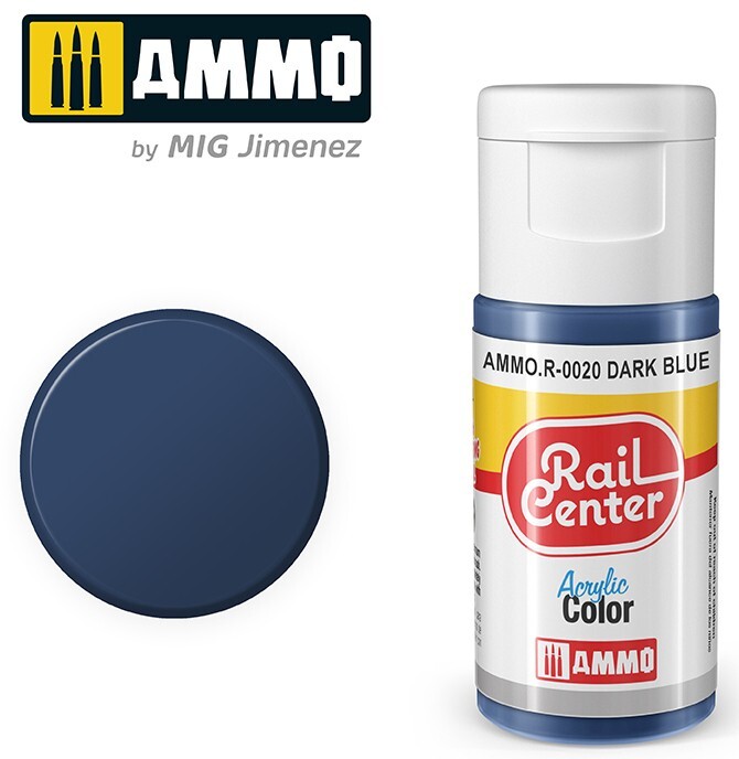 AMMO R-0020 | Dark Blue (15 ML) | Acrylic Paints By Mig Jimenez