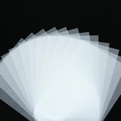 MODASER 15 Pieces Shrink Plastic Sheets, Sanded Paper clear