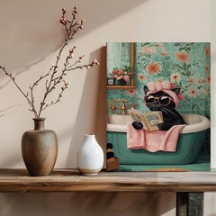 Black Cat Paint by Number for Adults,Funny Animal Painting by MT21296