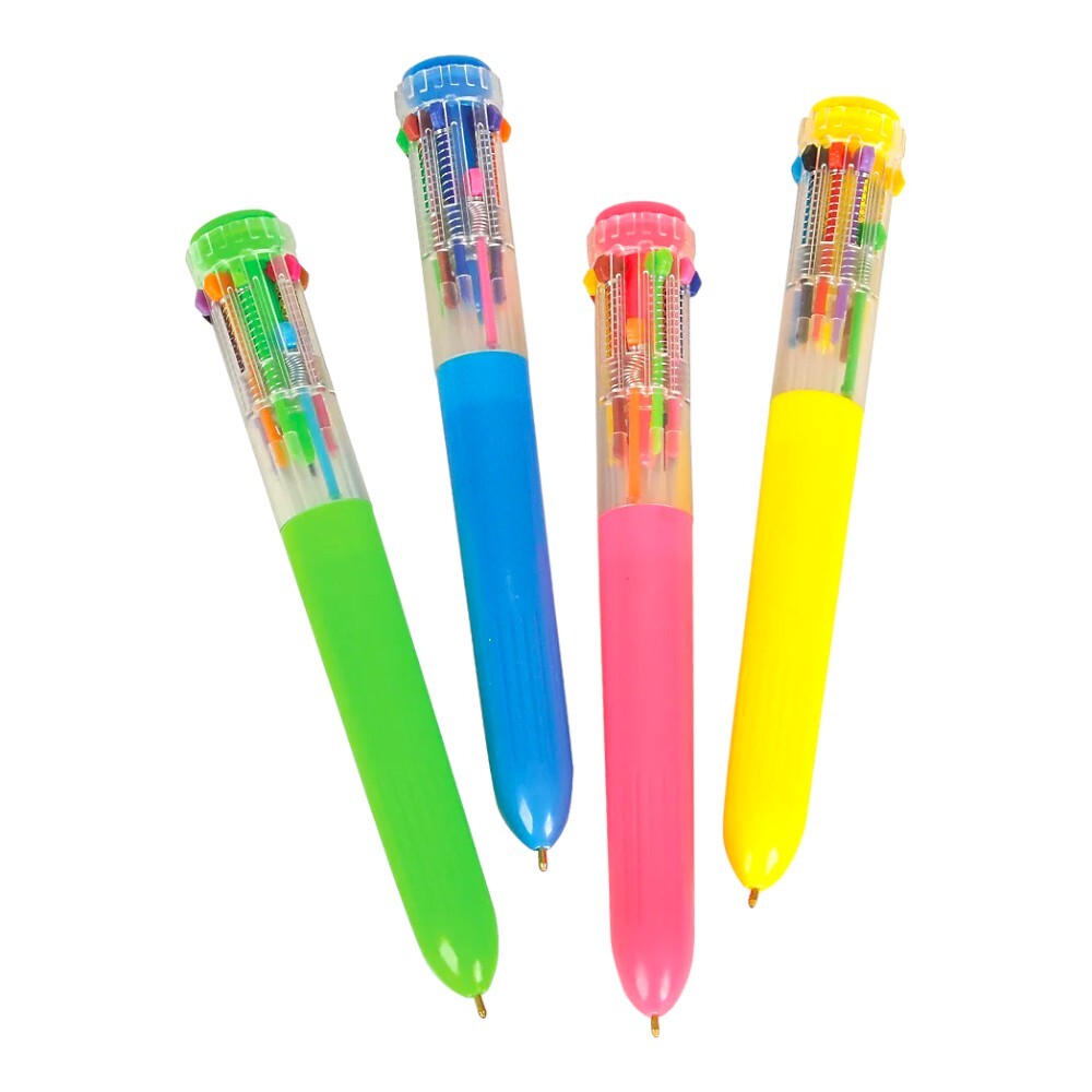 6.25″ Shuttle Pens. Each Pen Has 10 Colors. Party Favor and Carnival Prize.