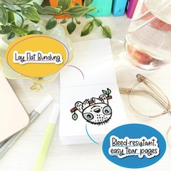 A Brighter Year Adult Mini Coloring Book – Premium Pocket Size 3”x 3” Travel …