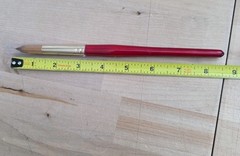 Princeton Heritage Round Synthetic Sable Brush Size 16 Red Handle Brand New