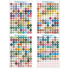 forever young Diamond Painting Labels as 1 Set, Round