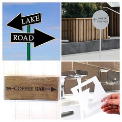 1.5 Inch Alphabet Letter Stencils for Painting – 70 Pack Inch, White