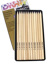 Sargent Art Graphite Drawing Pencil Tin Set – 12 count