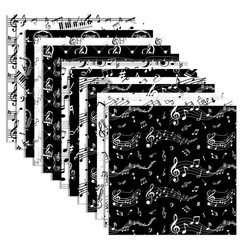24 Sheets Music Notes Scrapbook Paper 11.8 x Inch Musical Multicolor