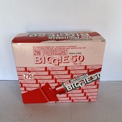 ZIG Posterman Biggie – 50MM Wide Nib Waterproof GRAFFITI Marker Orange 6CT Case