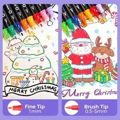 Acrylic Paint Markers with Bag, Acrylic Paint Pens with Brush Tip 72 Colors