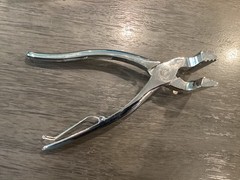 GRUMBACHER #853 Chrome Plated Canvas Stretching Pliers Tool w/Original Box NOS
