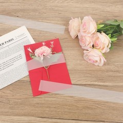 100 PCS Invitation Belly Bands Transparent Vellum Paper Fits 4×6 5×7 Inch