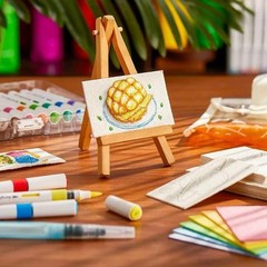 Magic Puffy Paint,3D Drawing Magic Canvas Sponge,Puffy Popcorn 10pcs-Circle