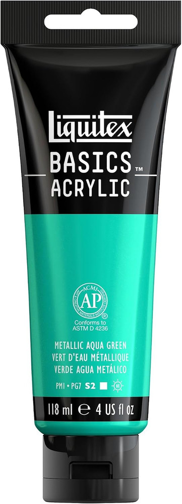 BASICS Acrylic Paint, 118Ml (4-Oz) Tube, Titanium White