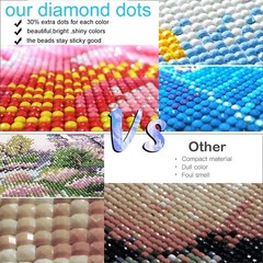 Tulips Diamond Art Painting Kits for Adults – Stained Glass 0.1 inches, tulip
