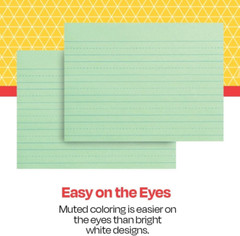 Green Newsprint Practice Paper, 1 Inch Rule, 12 X 9 Inches, 500 Sheets