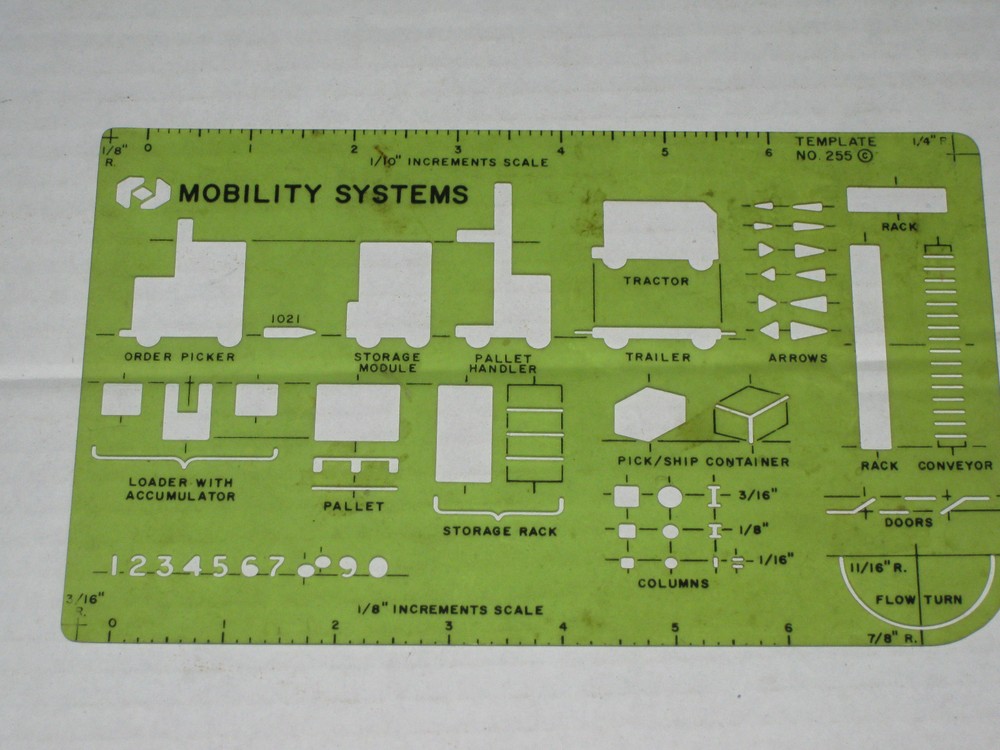 Mobility Systems No 255 Drafting Template