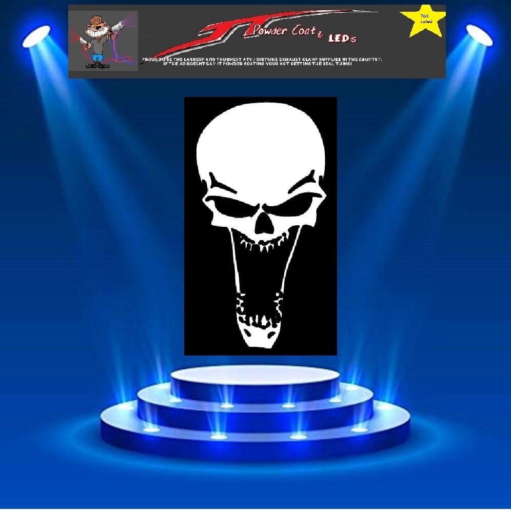 SKULL Stencil Template Airbrush Paint Art supply #156