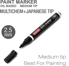 ZEYAR Oil-Based Paint Markers for Rock Painting, Medium Point, 18 Colors