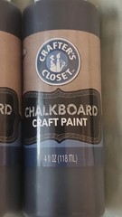 Crafter’s Closet Chalkboard Craft Paint Black 4 fl oz 2 Bottles