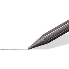 Staedtler Pencils Mars Lumograph Full Graphite 12 Hardness 1 Set Black