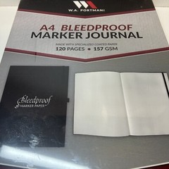WA Portman ︱A4 Bleedproof Marker Journal ︱120 Pages︱157 GSM︱A4︱BRAND NEW
