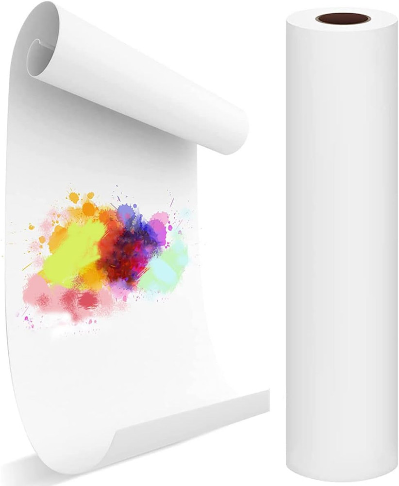 Drawing Paper 17-Inch by 49-Feet Art Paper Roll Replacement for Kid’S Art