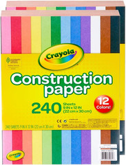 Crayola Construction Paper Bulk Pack (480 Sheets) – 10 Assorted Colors, 9X12…