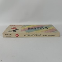 Vintage Weber Castello Alphacolor Pastels Bright Primary Chalk 12 Colors Sticks