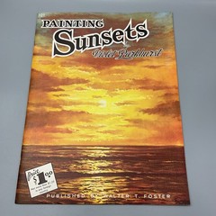 PAINTING SUNSETS BY VIOLET PARKHURST Walter T. Foster #101 10″ X 14″ PAPERBACK