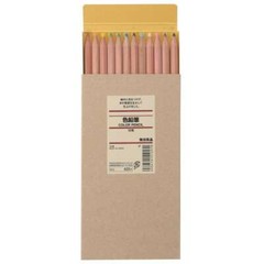 MUJI COLOURED Pencils 12 Colors Japan