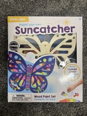 Paint Your Own: Suncatcher Wood Kit w/Paint & Brush