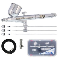 Master Airbrush Master Performance G233 Pro Set with 3 Nozzle Sets (0.2, 0.3 & 0