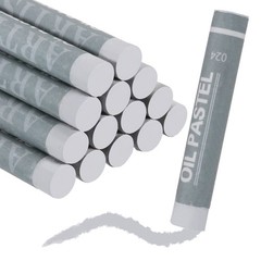 Soft Oil Pastels, Oil Pastel Crayons Blendable(Light Gray, Pack of 36)