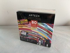 Arteza 80 Permanent Markers Supreme Set Multicolor Assorted ARTZ-4536