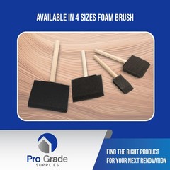 Foam Brushes 3 Inch 36 Piece Poly Foam Brush Set