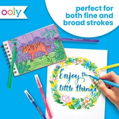 Ooly Brilliant Brush 12 Classic Colors, Calligraphy Pens Office Product